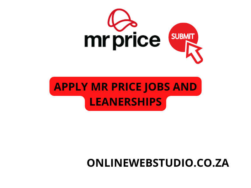 MR PRICE CASHIER JOBS AND MORE JOBS IN STORES