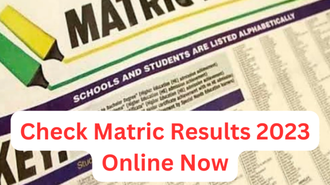 matric results