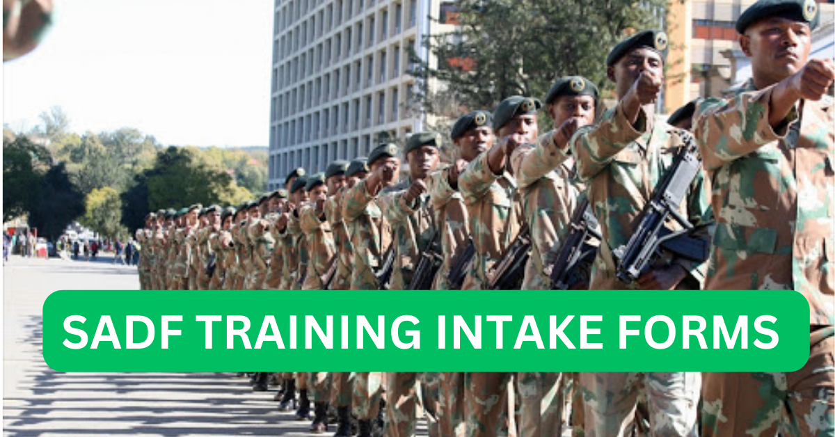 SADF TRAINING INTAKE FORMS